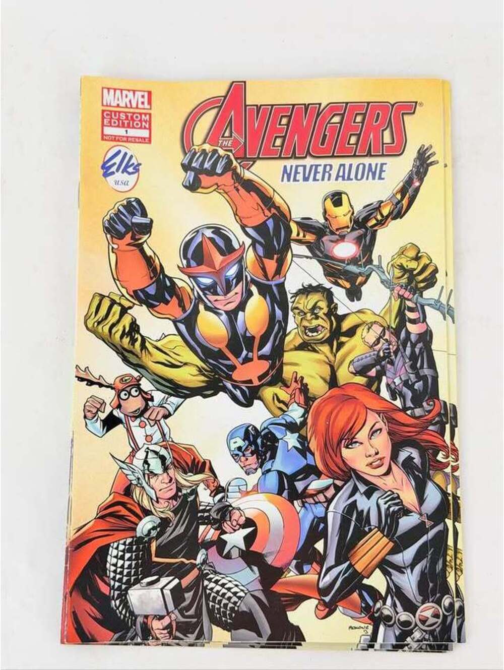Marvel Avengers Custom Edition #1 Never Alone Comic Book
